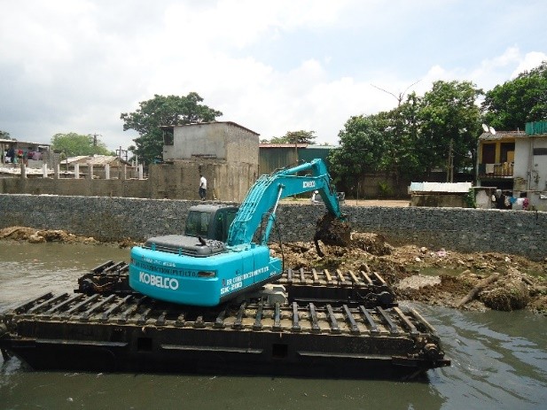 Bank Protection Works of St.Sebestian North Canal - RR Construction Sri Lanka