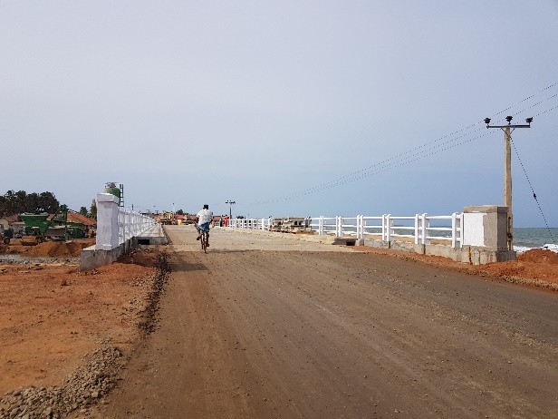 New Bridge at CH. 6+100 Udappuwa Town - RR Construction Sri Lanka
