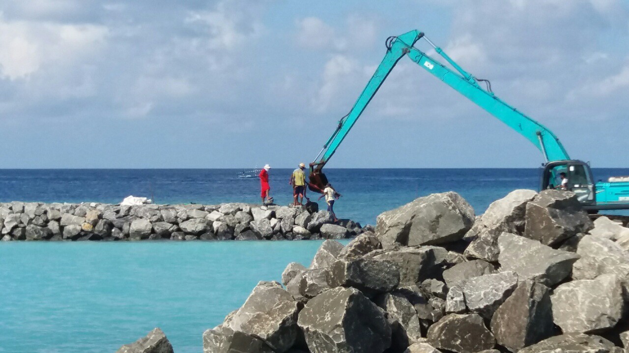 Overseas maritime infrastructure project in the Maldives by RR Construction
