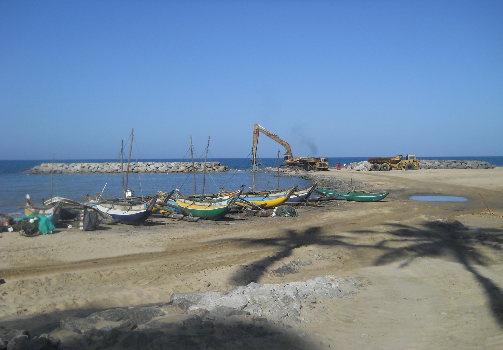 Oluvil Port Project Coastal Protection - RR Construction Sri Lanka
